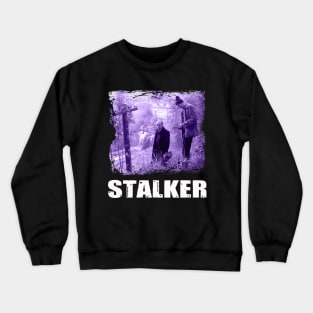 STALKERs Silhouette Mystical Threads from Tarkovsky's Cinematic Masterpiece Grace Your Tee Crewneck Sweatshirt